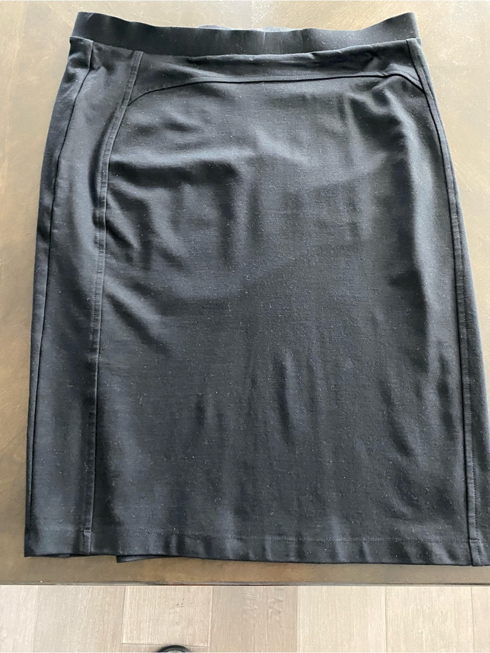 George size M Black Women's Pencil Skirt - Sleek Office Staple elastic waist 10.